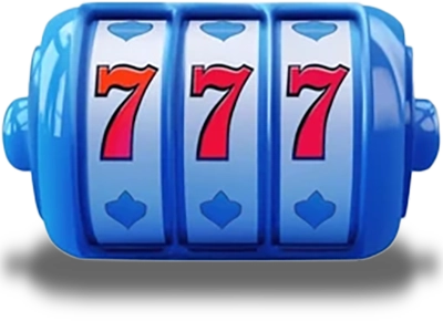 cion slot in blue and 777 in red